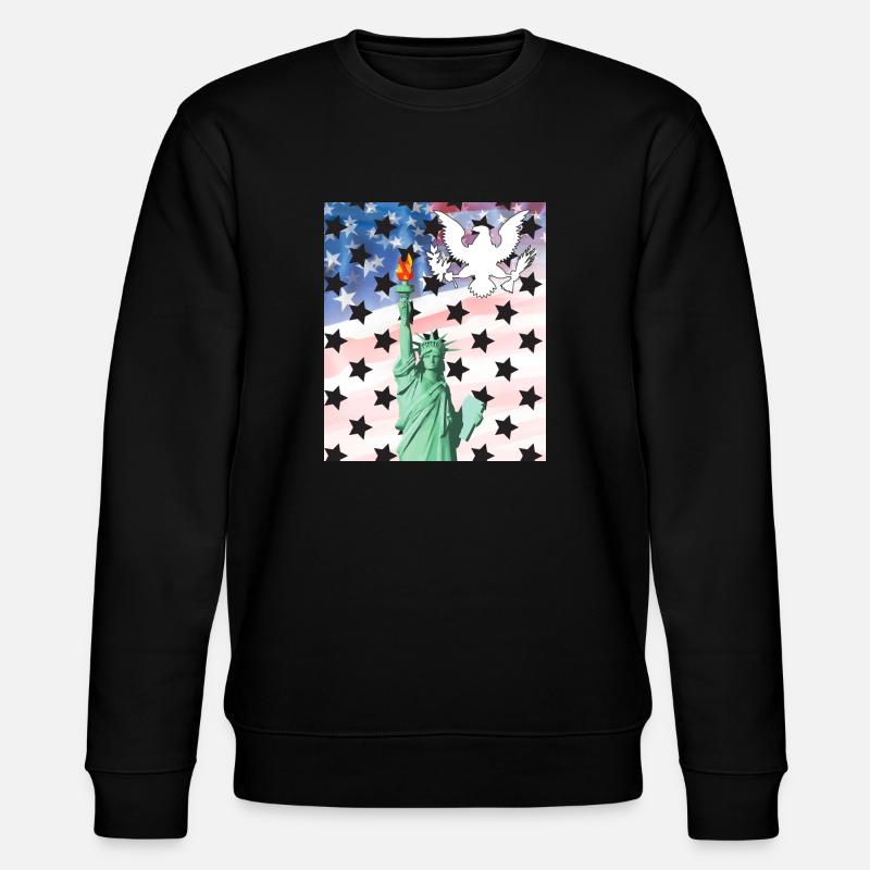 États-Unis, Statue de la Liberté - Sweat bio CHANGER Stanley/Stella Unisexe - noir