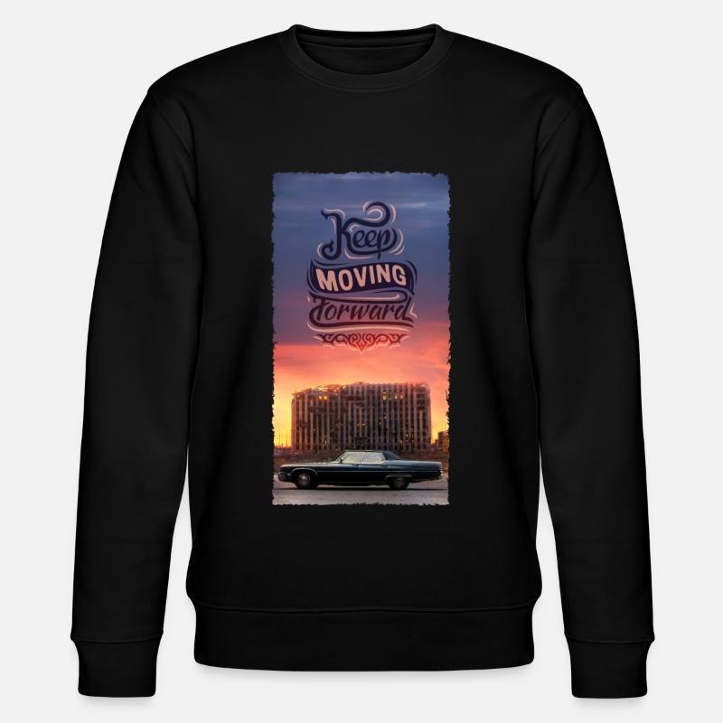 Keep Moving Forward - Stanley/Stella CHANGER Unisex Organic Sweatshirt - black