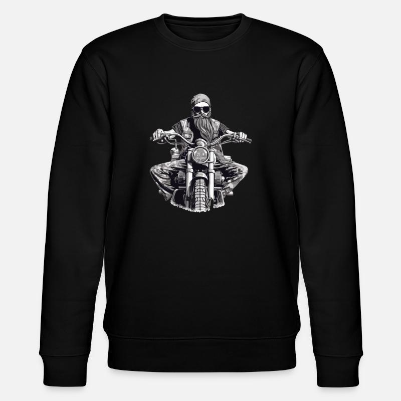 Al der Biker - Stanley/Stella Unisex Bio-Sweatshirt CHANGER  - Schwarz