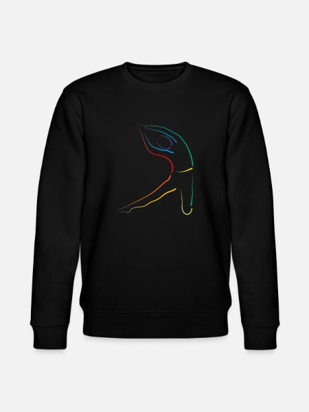 yoga pilathes - Stanley/Stella Unisex Bio-Sweatshirt CHANGER - Schwarz