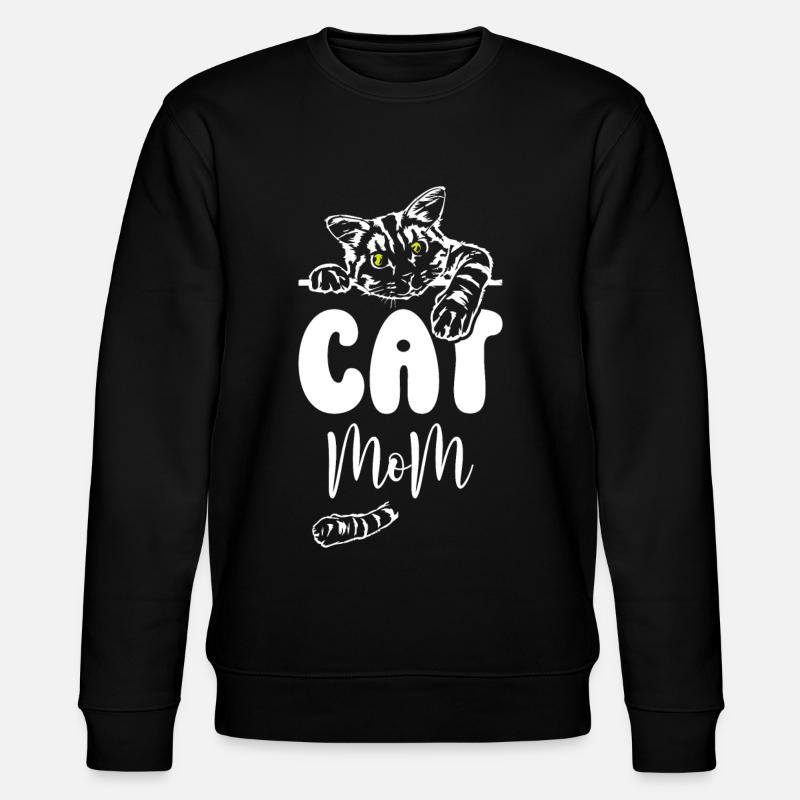 Maman chat - Sweat bio CHANGER Stanley/Stella Unisexe - noir