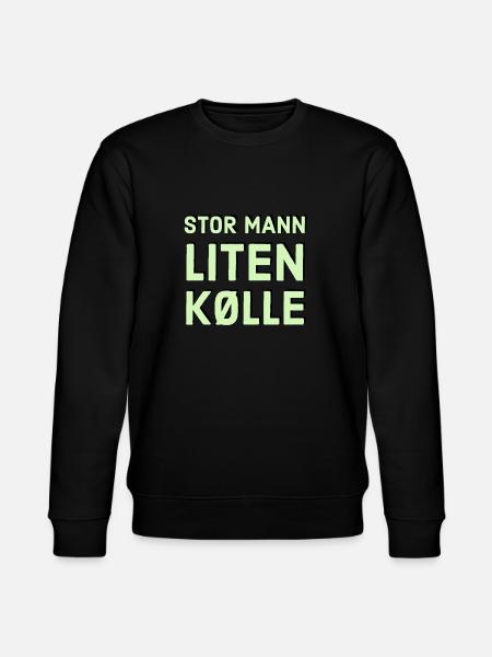 big man small club - Stanley/Stella CHANGER Unisex Organic Sweatshirt - black