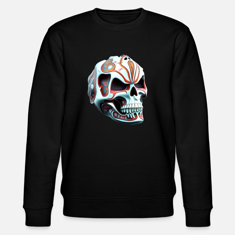 Skull no. 1 - Stanley/Stella CHANGER Unisex Organic Sweatshirt - black