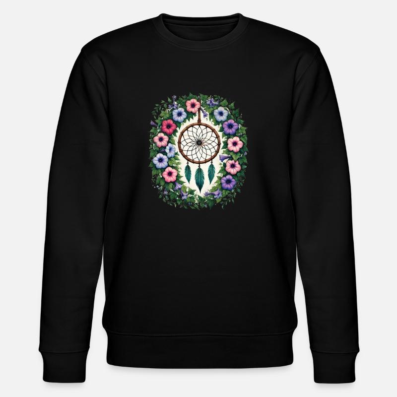 Boho Dreamcatcher Magic - Stanley/Stella CHANGER Unisex Organic Sweatshirt - black