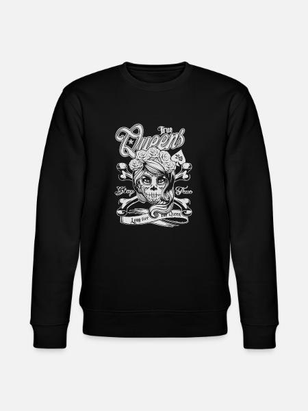 Rockabilly Queen - Vintage Rockabella - Ekologisk sweatshirt CHANGER unisex från Stanley/Stella - svart