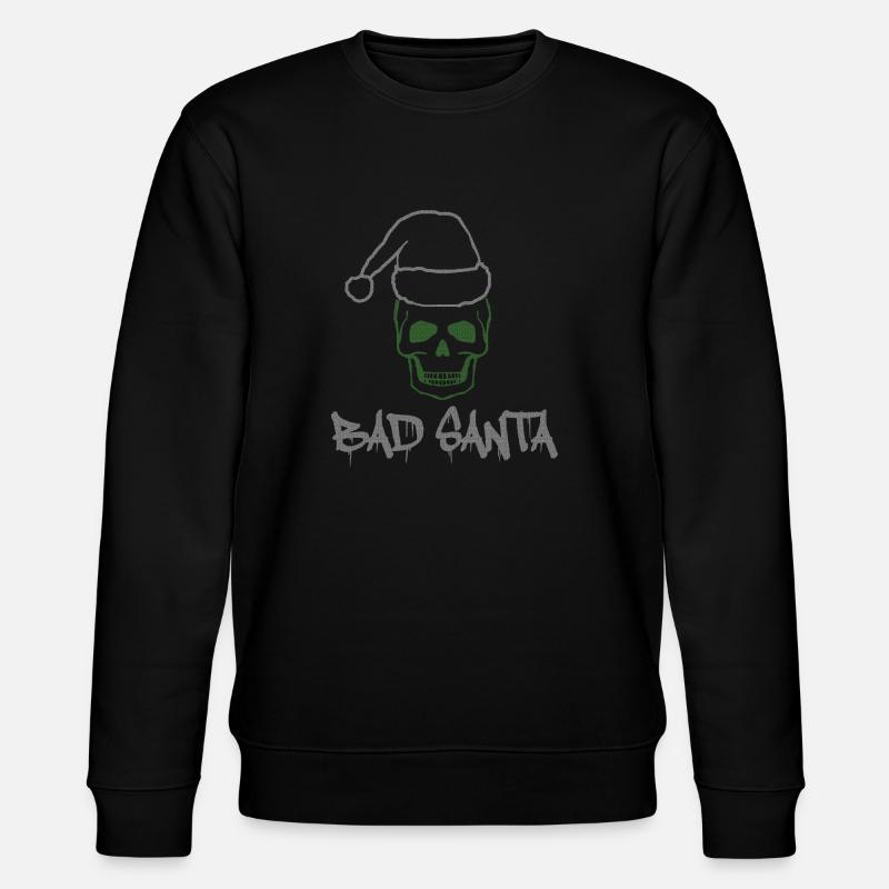 Bad Santa - Stanley/Stella Unisex Bio-Sweatshirt CHANGER  - Schwarz