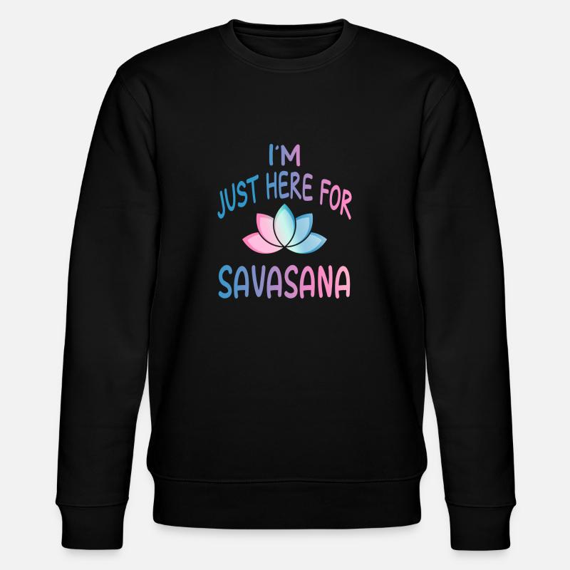 Yoga savasana - Sweat bio CHANGER Stanley/Stella Unisexe - noir