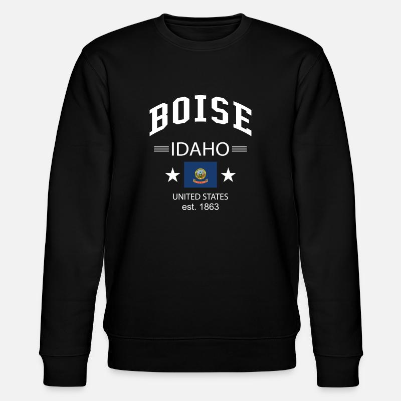 Boise - Stanley/Stella CHANGER Unisex Organic Sweatshirt - black