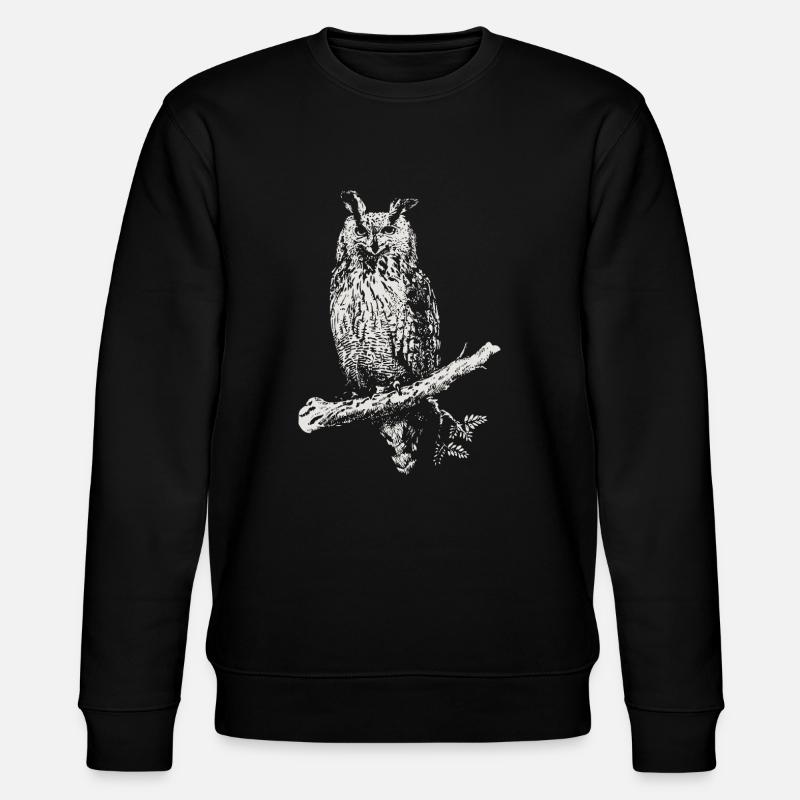 Le Hibou - Sweat bio CHANGER Stanley/Stella Unisexe - noir