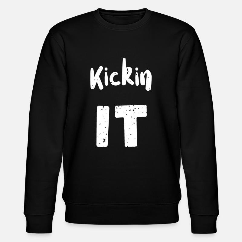 Kickin It - Skateboard - Sweat bio CHANGER Stanley/Stella Unisexe - noir
