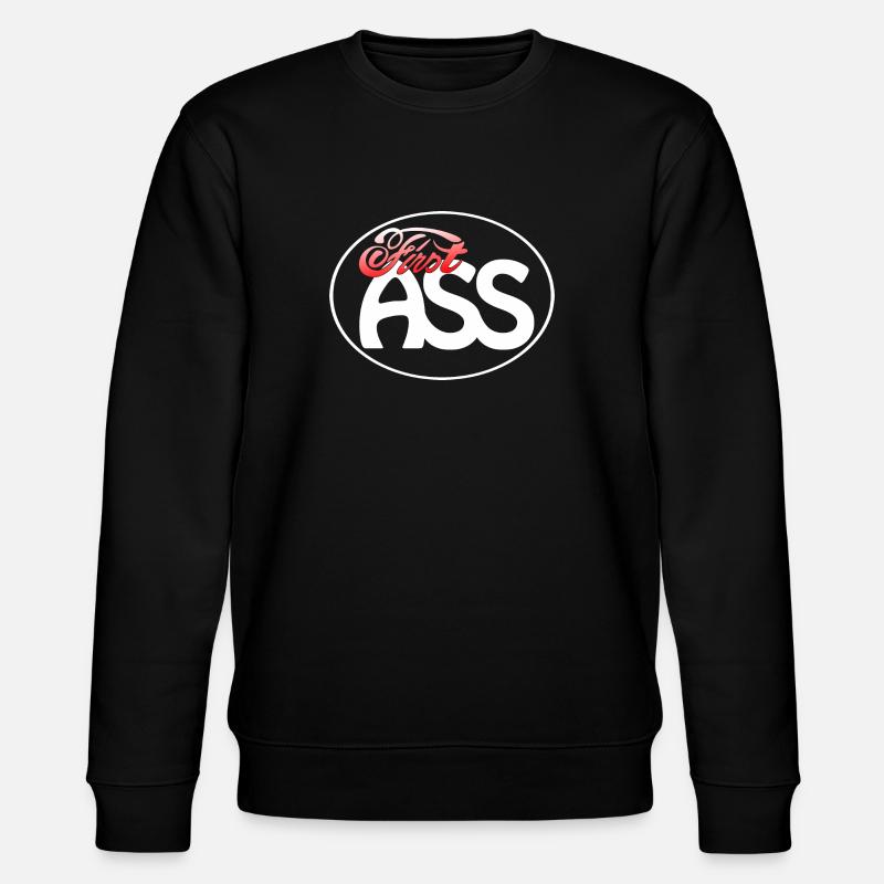 First Ass Logo - Frame - FA03 - Stanley/Stella Unisex Bio-Sweatshirt CHANGER  - Schwarz