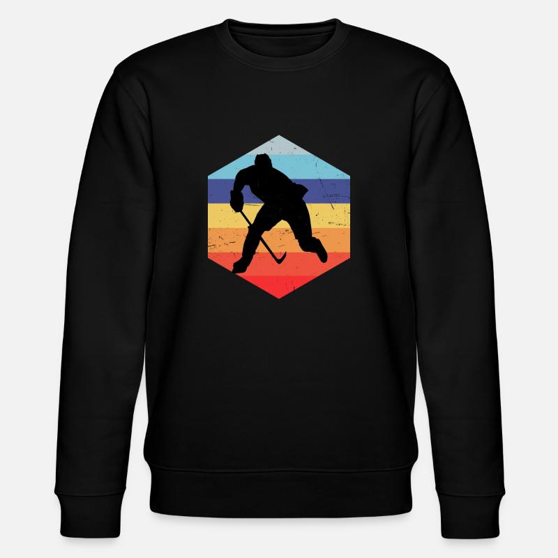 Joueuses de hockey sur glace - Sweat bio CHANGER Stanley/Stella Unisexe - noir