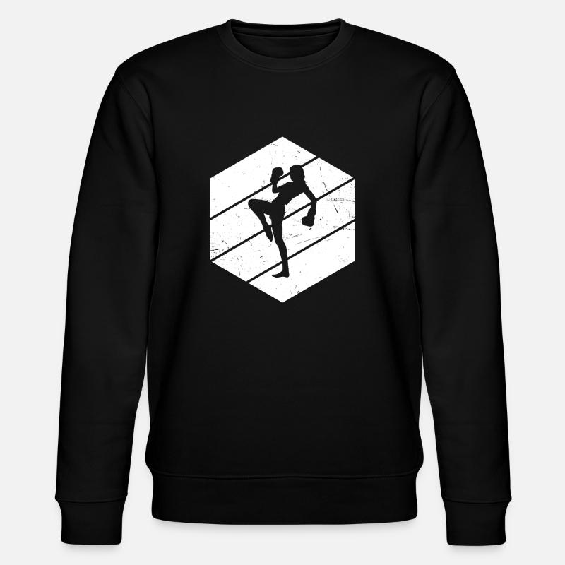 Kickboxing Kickboxing Hommes - Sweat bio CHANGER Stanley/Stella Unisexe - noir