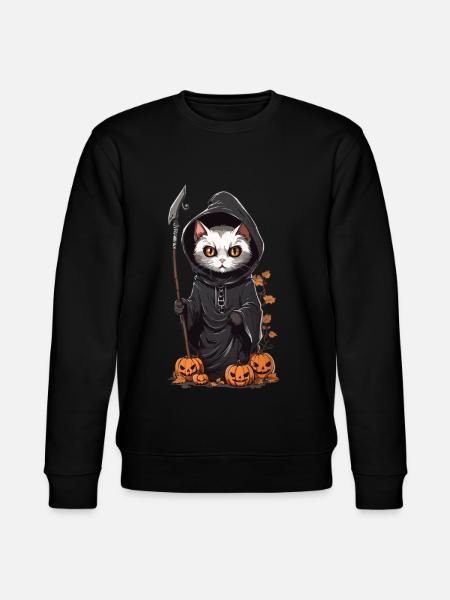 Mignon Halloween Cat Druide Costume - Sweat bio CHANGER Stanley/Stella Unisexe - noir