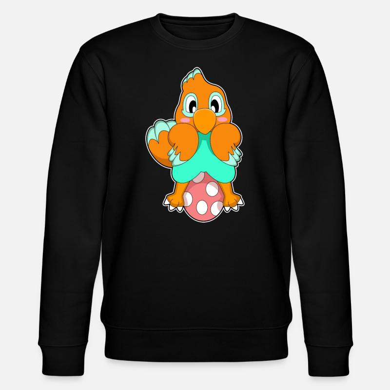 Oeuf de perroquet - Sweat bio CHANGER Stanley/Stella Unisexe - noir