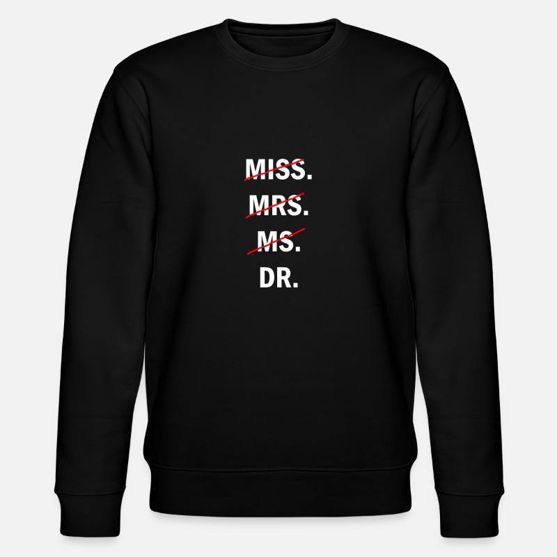 Doktor - Stanley/Stella Unisex Bio-Sweatshirt CHANGER  - Schwarz