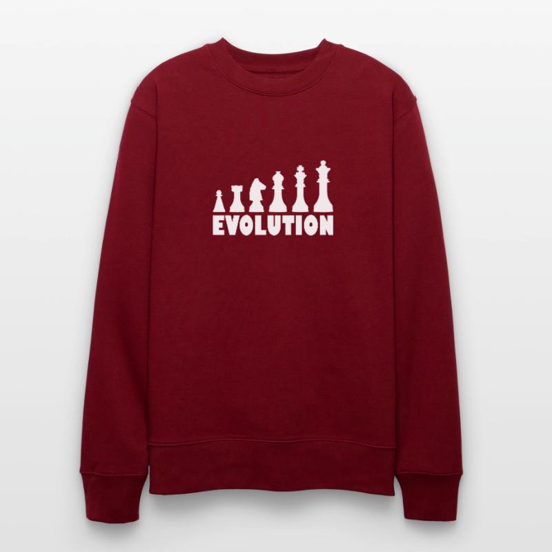Chess evolution chess Stanley/Stella CHANGER Unisex Organic Sweatshirt