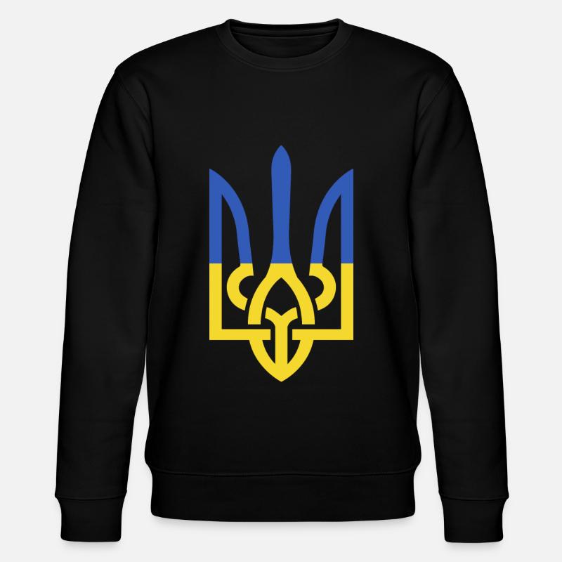 Ukraine Frieden - Stanley/Stella Unisex Bio-Sweatshirt CHANGER  - Schwarz