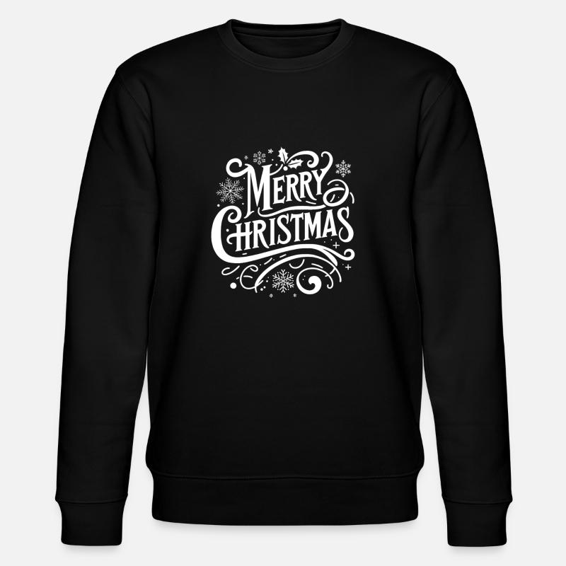 Inscription « Joyeux Noël » - Sweat bio CHANGER Stanley/Stella Unisexe - noir
