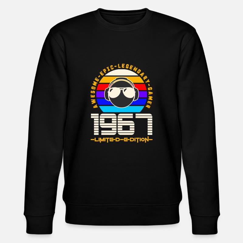 1967 - Stanley/Stella Unisex Bio-Sweatshirt CHANGER  - Schwarz