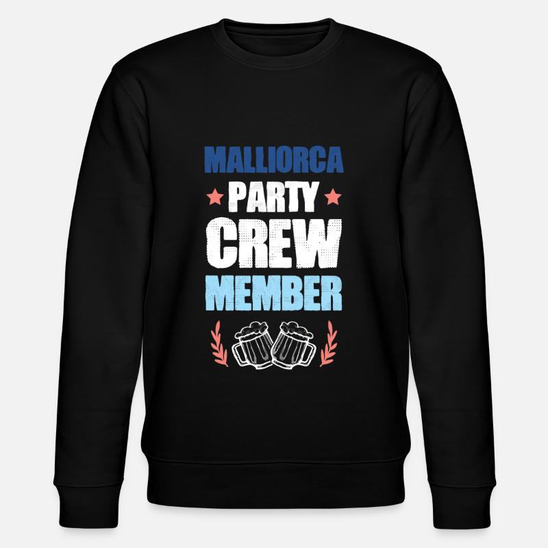 Majorque Party Crew - Sweat bio CHANGER Stanley/Stella Unisexe - noir