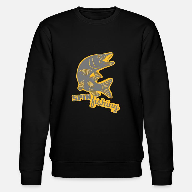 Pêche au brochet - Sweat bio CHANGER Stanley/Stella Unisexe - noir