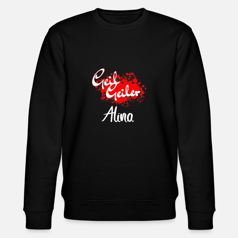 Alina - Stanley/Stella Unisex Bio-Sweatshirt CHANGER  - Schwarz