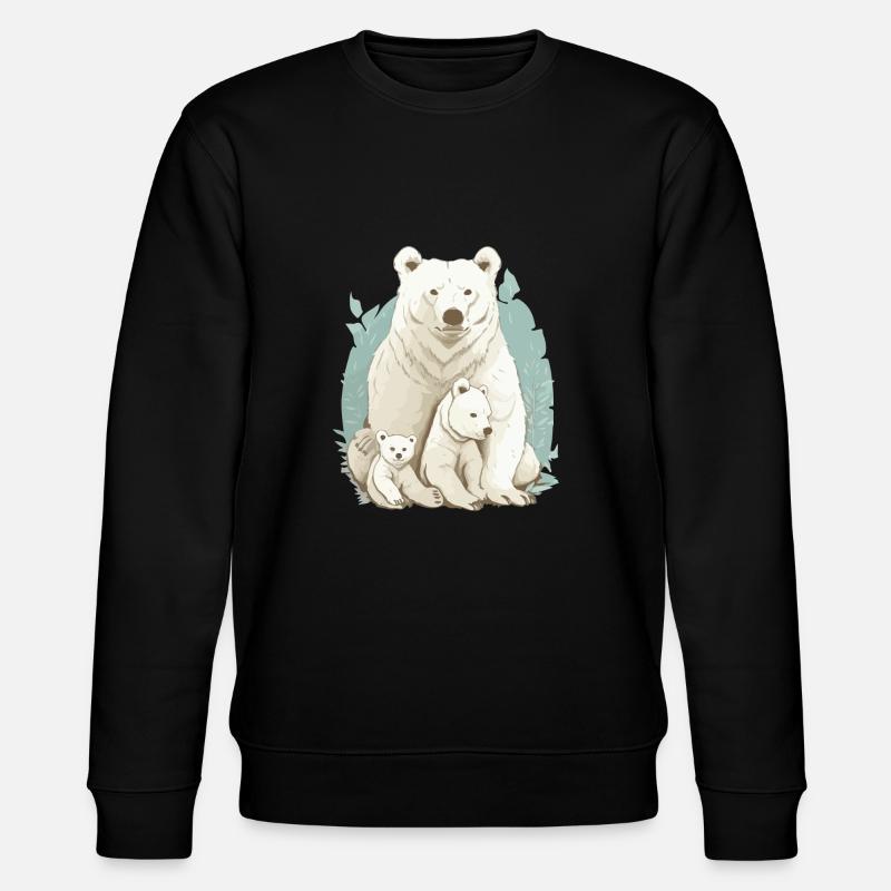 Maman ours - Sweat bio CHANGER Stanley/Stella Unisexe - noir