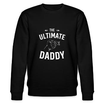 Cadeau 'The Ultimate Daddy', pour Papa - Sweat bio CHANGER Stanley/Stella Unisexe - noir - Devant - Nik (191cm) & Marisol (170cm)