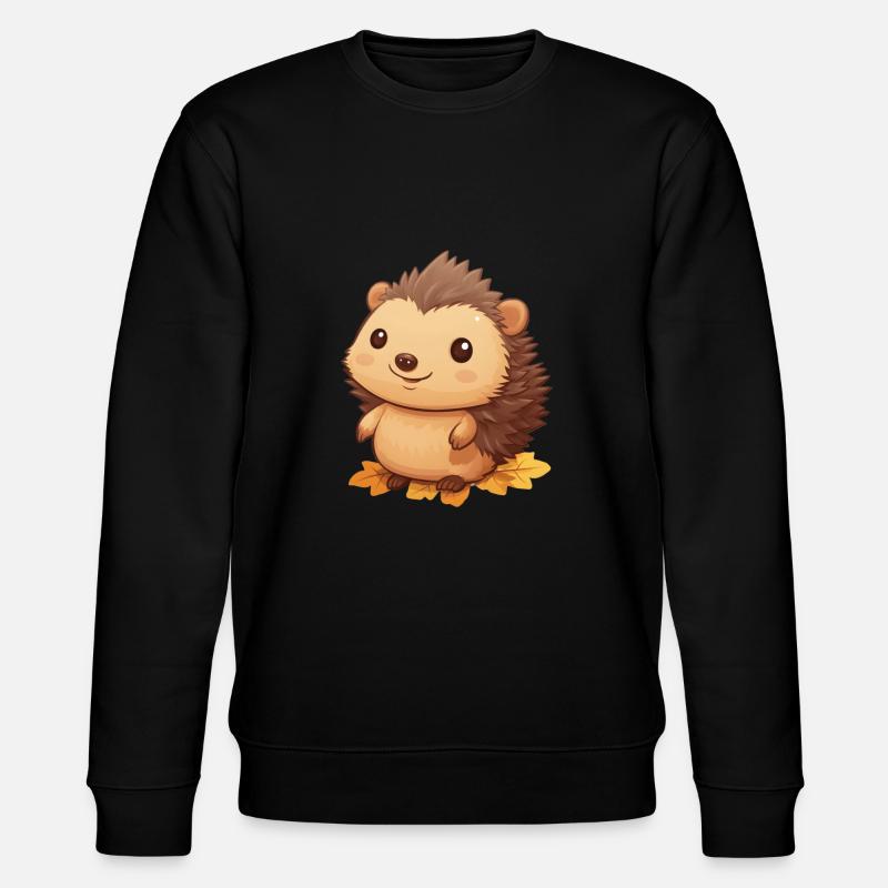 Igel Herbst - Stanley/Stella Unisex Bio-Sweatshirt CHANGER  - Schwarz