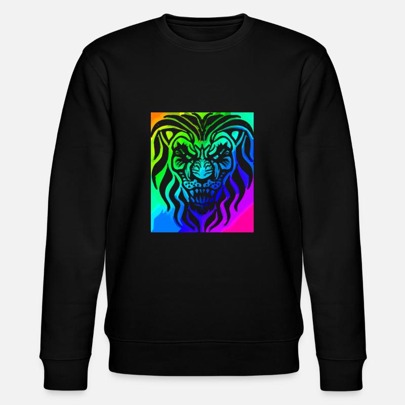 | lion | animale | prédateur Rugir - Sweat bio CHANGER Stanley/Stella Unisexe - noir