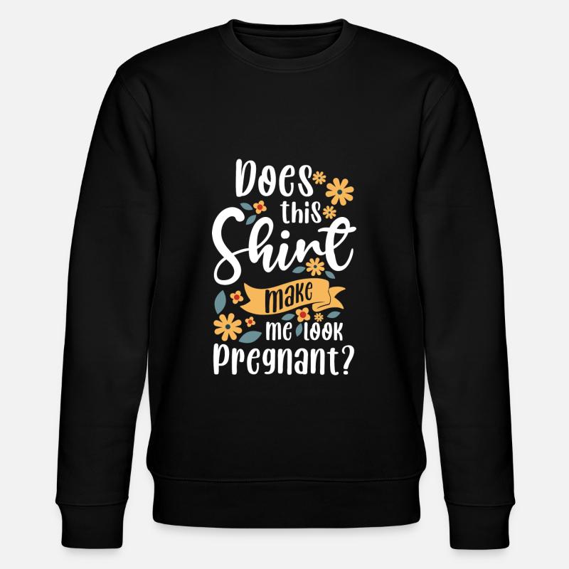 Schwangerschaft Liebe Werdende Mutter - Stanley/Stella Unisex Bio-Sweatshirt CHANGER  - Schwarz