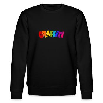 Graffiti - Stanley/Stella Unisex Bio-Sweatshirt CHANGER  - Schwarz - Vorne - Nik (191cm) & Marisol (170cm)