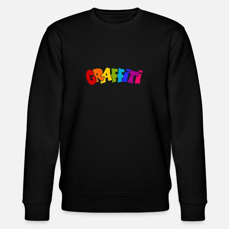 Graffiti - Stanley/Stella Unisex Bio-Sweatshirt CHANGER  - Schwarz