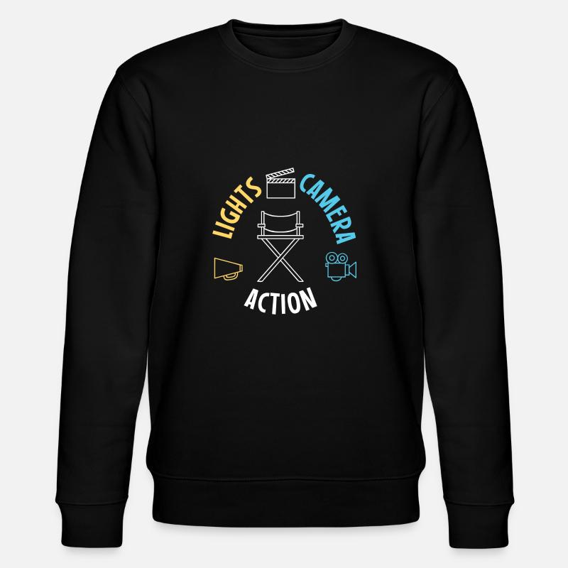 Lights Camera Action - Sweat bio CHANGER Stanley/Stella Unisexe - noir