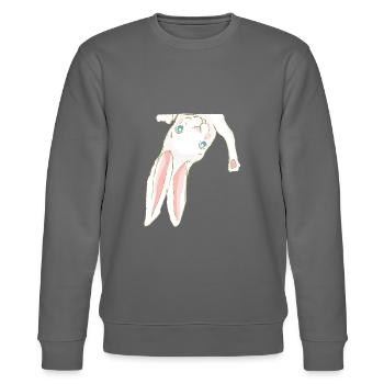 Rabbit - Stanley/Stella CHANGER Unisex Organic Sweatshirt - burgundy - Front - Nik (191cm) & Marisol (170cm)