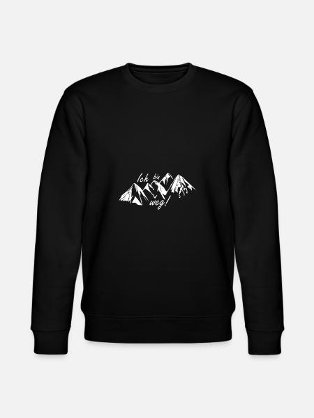 Berge - Stanley/Stella Unisex Bio-Sweatshirt CHANGER - Schwarz