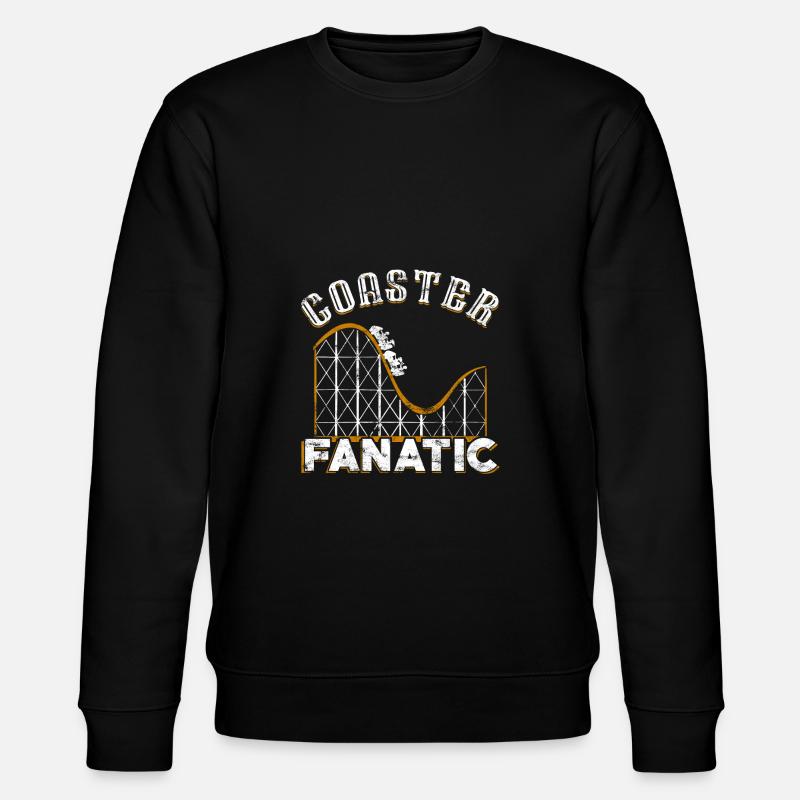 roller coaster - Stanley/Stella CHANGER Unisex Organic Sweatshirt - black