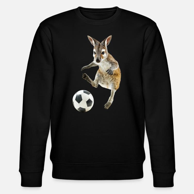 Wallaby - Stanley/Stella Unisex Bio-Sweatshirt CHANGER  - Schwarz