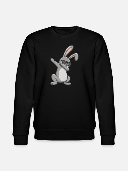 Easter Bunny Dab Easter - Stanley/Stella CHANGER Unisex Organic Sweatshirt - black