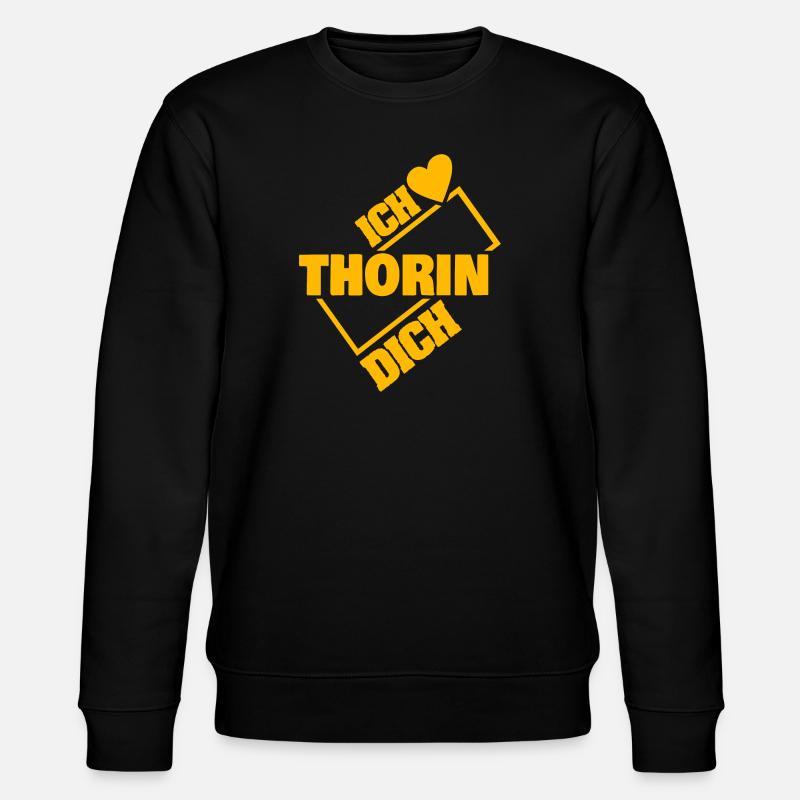 Couple Thorin - Stanley/Stella Unisex Bio-Sweatshirt CHANGER  - Schwarz