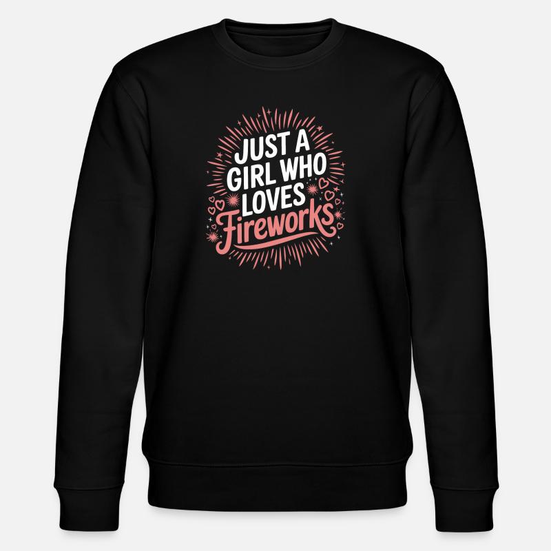 Pyrotechniker Feuerwerk Pyrotechnik - Stanley/Stella Unisex Bio-Sweatshirt CHANGER  - Schwarz