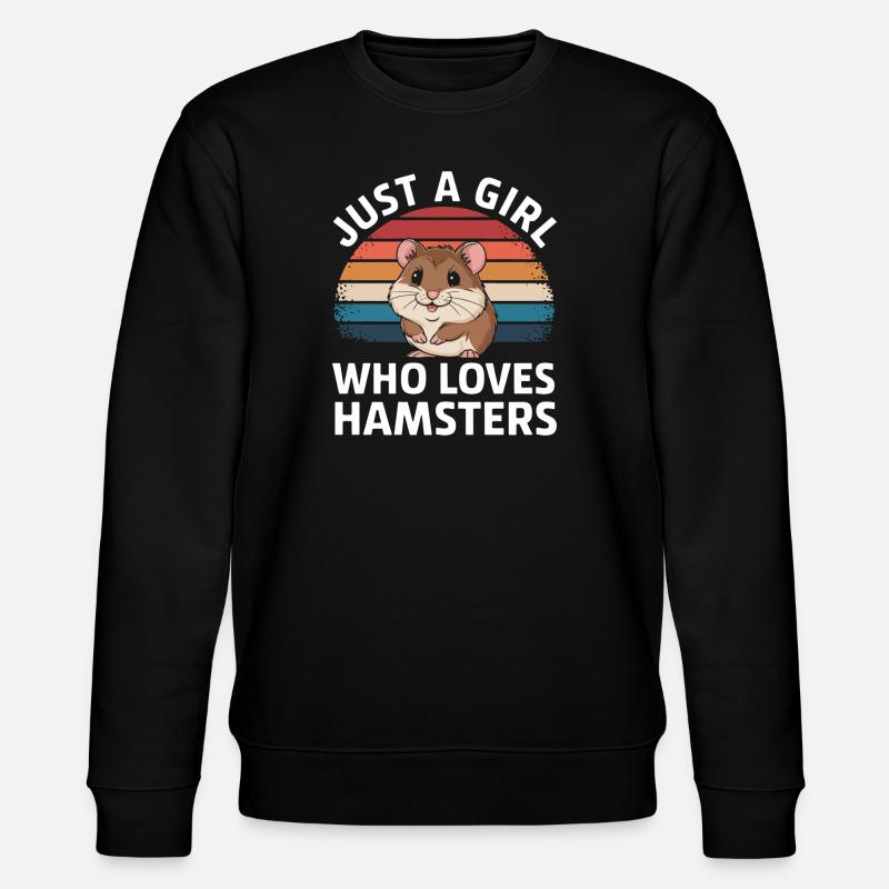 Hamster - Sweat bio CHANGER Stanley/Stella Unisexe - noir