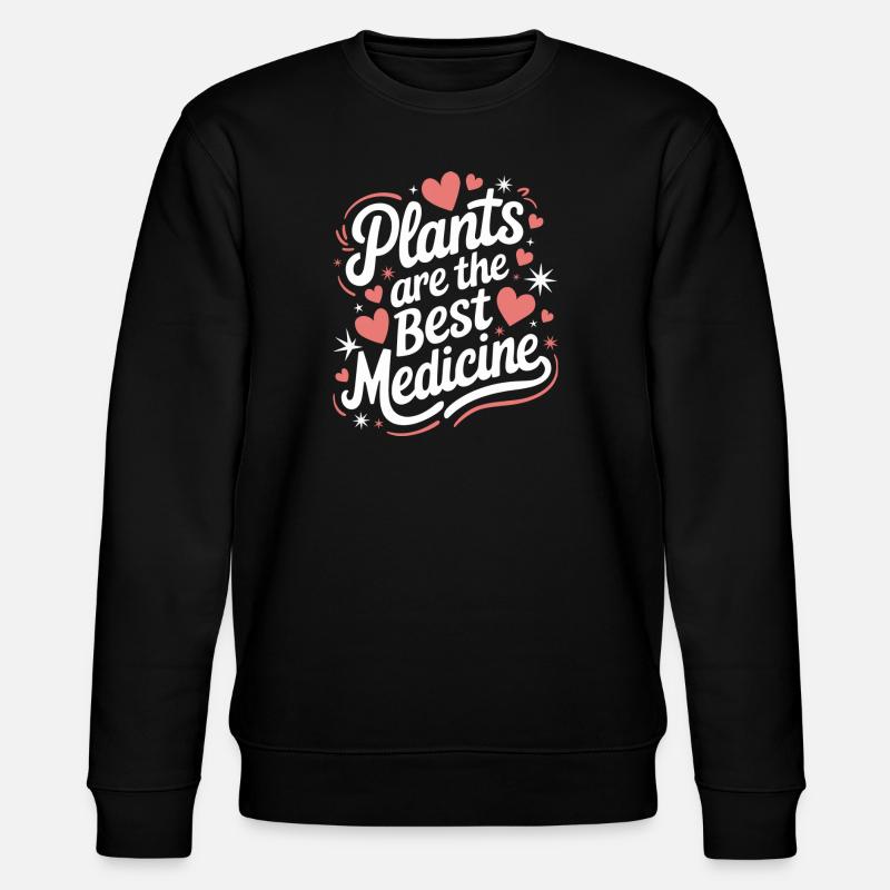 Végétarien Végétalien Végétarien Végétarien - Sweat bio CHANGER Stanley/Stella Unisexe - noir