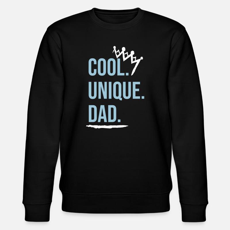 Cool Dad - Stanley/Stella Unisex Bio-Sweatshirt CHANGER  - Schwarz