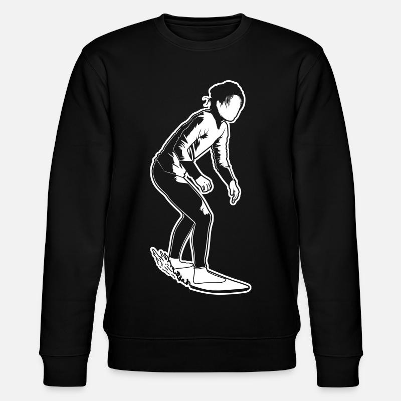 Surfer Mädchen - Stanley/Stella Unisex Bio-Sweatshirt CHANGER  - Schwarz