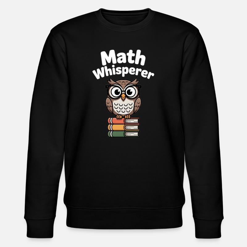 Mathe-Flüsterer - Stanley/Stella Unisex Bio-Sweatshirt CHANGER  - Schwarz