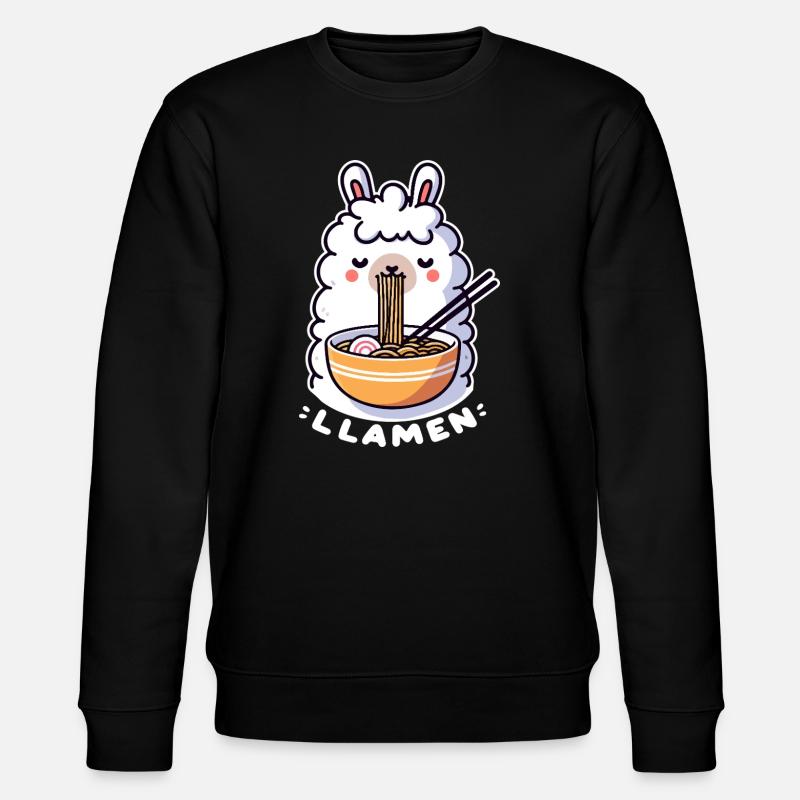 Llamen Ramen Lama - Sweat bio CHANGER Stanley/Stella Unisexe - noir