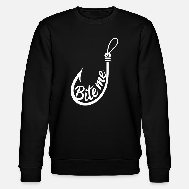 Beiß mich Haken - Stanley/Stella Unisex Bio-Sweatshirt CHANGER - Schwarz