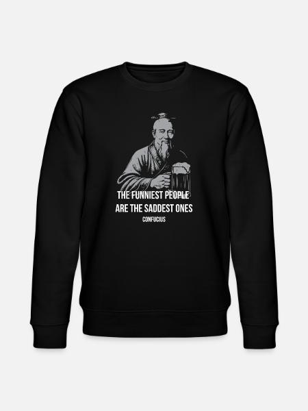Confucius rit : Sad Joy Tee - Sweat bio CHANGER Stanley/Stella Unisexe - noir